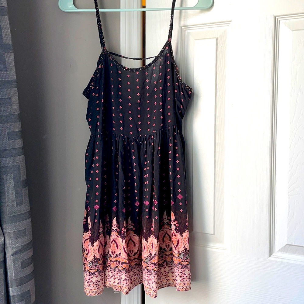 F21 Beaded strap tunic